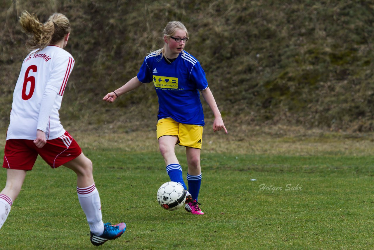 Bild 132 - B-Juniorinnen Tus Tensfeld - TSV Gnutz o.W. : Ergebnis: 1:3